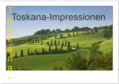 Produktbild von Toskana-Impressionen (Wandkalender 2025 DIN A2 quer), CALVENDO Monatskalender