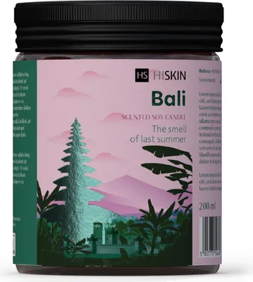Imagen del producto de HISKIN Home Bali, vela de soja, 200 ml