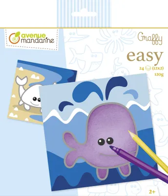 Produktbild von Clairefontaine Avenue Mandarine - Ausmalen, GY130C, Mehrfarbig