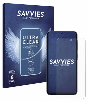 A product box and a screen protector on a phone.