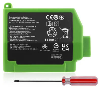 Akku 4400mAh für Roomba S9/S9+, 14,4V Li-Ion Ersatz