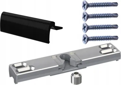 Produktbild von FEINZ | Balkontürgriff - Aluminium - Schwarz - Robuste Bauweise - Einfache Montage - Modernes Design