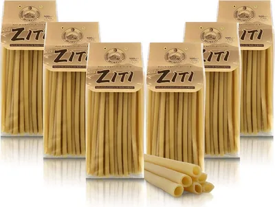 Produktbild von Antico Pastificio Morelli - Typisch italienische Pasta - Ziti - 6 x 500 g