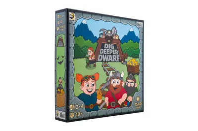 Produktbild von Dig Deeper Dwarf, Deckbuilder Brettspiel