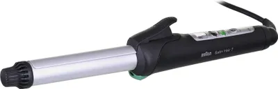 Produktbild von Braun Satin Hair 7 CU 710 (EC 1), Lockenstab, Warm, 125 °C, 185 °C, Schwarz, Silber, 2 m