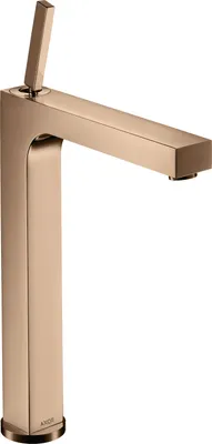 Produktbild von Einhebel-Waschtischmischer AXOR CITTERIO 270 DN 15 f Waschschüs. m ZAG 1 1/4Zoll pol. polished red gold