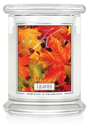 Obrázek produktu pro Kringle Candle Leaves, vonná svíčka, střední, s dvěma knoty (411 g)