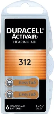 Immagine prodotto di Batteria Duracell DA312 Hoogeapp 1,4 V