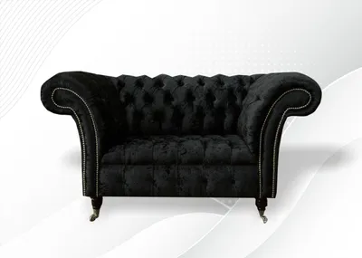 Zdjęcie produktu dla Fotel Chesterfield design tapicerka sofa kanapa sofy tkaniny salon