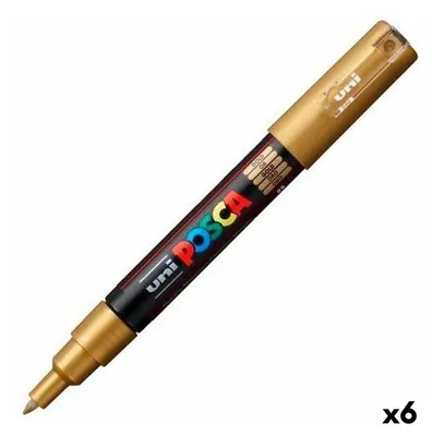 Image de Feutres POSCA PC-1M Or (6 pièces)
