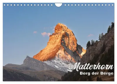 Produktbild von Matterhorn - Berg der Berge (Wandkalender 2027 DIN A4 quer), CALVENDO Monatskalender