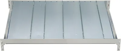 Produktbild von Zusatzebene für Schulte Kanbanregal MULTIplus150 | BxT 100x50cm | Traglast 150kg | mit Trenn- und Seitenführungen | Verzinkt