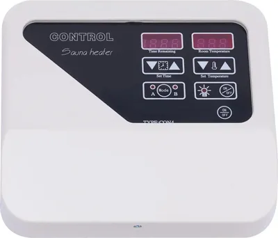 Produktbild von Digitale Saunasteuerung - Wandmontiertes Bedienfeld - 220–240 V - 3–9 kW - 40–105 °C - Überhitzungsschutz - Lichtausgang max. 60 W