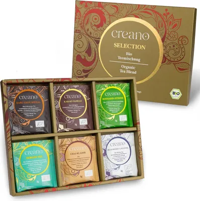 Produktbild von Teemischung Selection 24er Geschenkset „ORGANIC TEA BLEND“ - 24 -Teebeutel in 6 unterschiedlichen Sorten - 48g  *¹