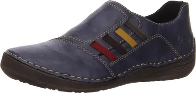 Produktbild von Rieker Straßenslipper(Trott) Abs.b.25 mm in blau, Gr. 36