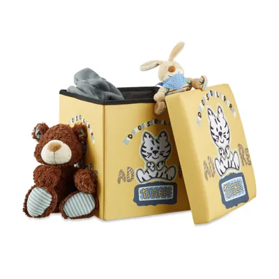 Produktbild von relaxdays Sitzhocker für Kinder mit Stauraum