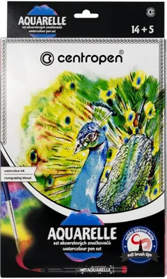 Obrázok produktu pre Centropen sada 9383 Akvarel so štetcom a papiermi