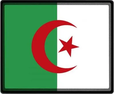 Produktbild von Mousepad Mauspad mit Motiv - Algerien Fahne - 82009 - Gr. ca. 24  x 20 cm