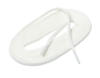 Image de Lacets Winnwell Figure, blancs, 96"