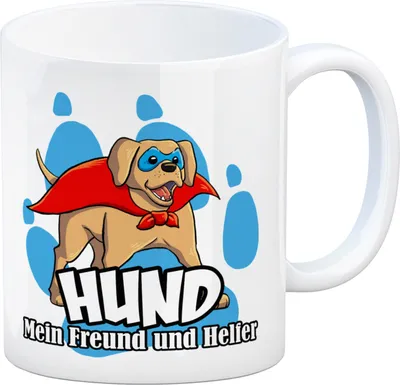 Produktbild von Kaffeebecher mit Superhelden - Labrador - Hund mein Freund und Helfer