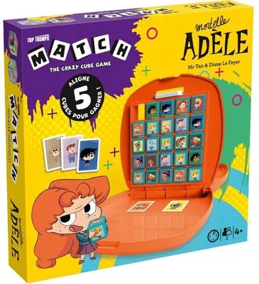 Obrázok produktu pre MATCH Mortelle Adele, WINNING MOVES, spoločenská hra, strategická hra, 2 hráči