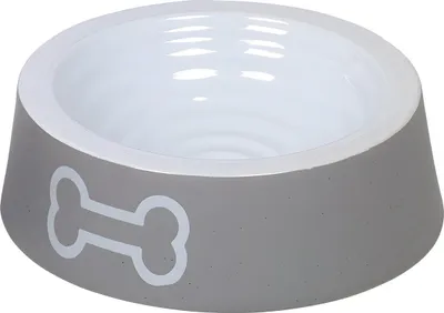 Zdjęcie produktu dla Miska ceramiczna Nobby Big Bone szara, wymiary: Ø 20 x 6 cm