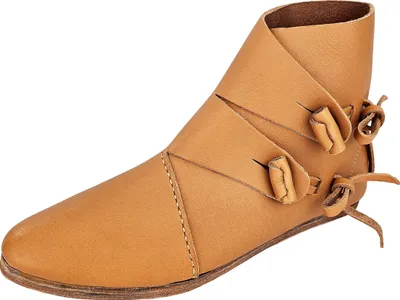 Produktbild von Wikinger Schuhe Typ Jorvik mit genagelter Doppelsohle Naturbraun Gr. 38