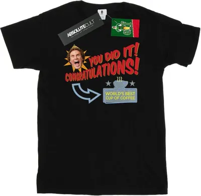 Produktbild von Elf - "World's Best Coffee" T-Shirt für Herren BI23885 (3XL) (Schwarz)