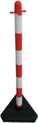 Produktbild von Kettenständer aus Kunststoff, Höhe 950 mm, Standfuß dreieckig