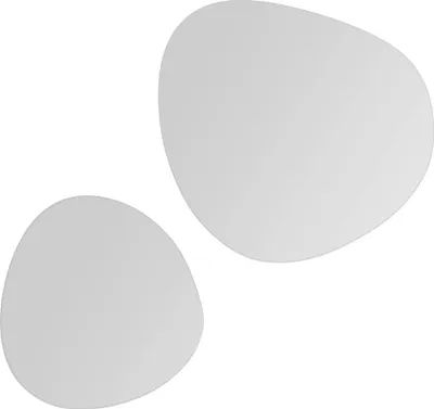 Produktbild von Sets aus 2 selbstklebenden spiegeln d30 40cm - 5 five simply smart