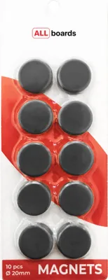 Immagine prodotto di Magnete per lavagna bianca 20 mm - Nero