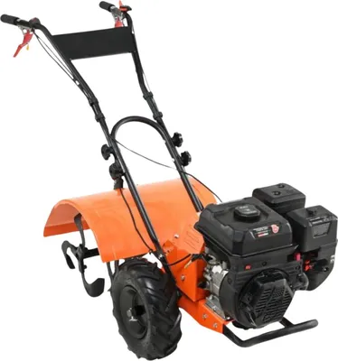 Immagine prodotto di Arieggiatore / fresa a scoppio 212cc - motore a 4 tempi - arieggiatore e scarificatore - arancio/nero