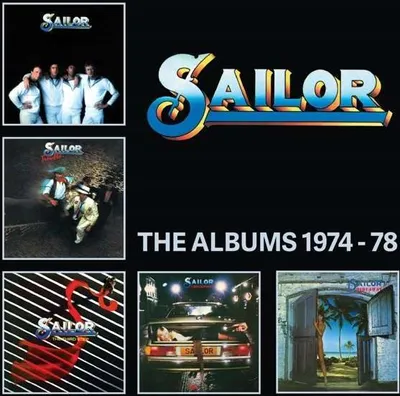 Obrázek produktu pro Cherry Red Records Sailor: The Albums 1974 – 78, 5CD Clamshell Boxset, Rock, CD, Sailor, Fyzické médium, Dospělý