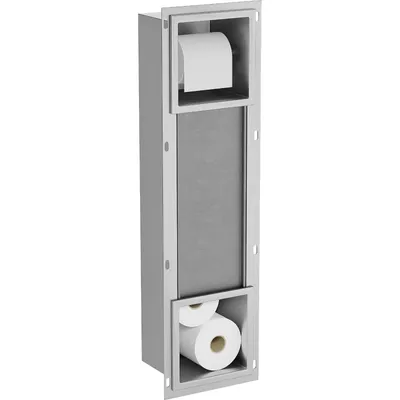 Produktbild von Mexen X-Wall-BP držiak toaletného papiera so zásobníkom, inox - 1914