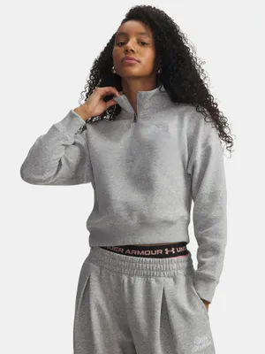 Imagen del producto de Sudadera para mujer Under Armour Rival Fleece con estampado "HZ MD"
