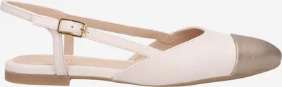 Produktbild von Unisa ASLEY_NTO_LMT IVORY, Peeptoes & Slingpumps in Ivory / matt Gold für Damen, Größe 36