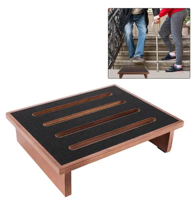 Immagine prodotto di Solidchoice - Gradini in legno per caravan e camper, capacità fino a 200 kg