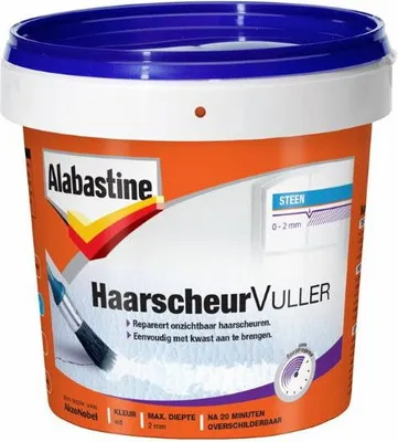 Productafbeelding van Alabastine - Haarscheurvuller - Vuller Wit - 250 ML