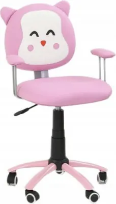 Produktbild von Kinderstuhl Schreibtischstuhl Bürostuhl Bürosessel Stuhl Kätzchen Katze Kindermöbel Pink