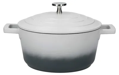 Produktbild von MasterClass Aluminium-Guss-Auflaufform, Grau Ombre, 20 cm/2,5 Liter, Geschenkver
