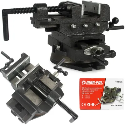 Obrázek produktu pro MAR-POL Otočný křížový svěrák s čelistí 100 mm M36090
