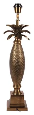 Zdjęcie produktu dla Podstawa lampy stołowej, wysokość 63 cm - złota - aluminium