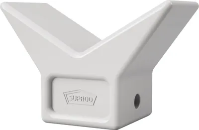 Immagine prodotto di Paraurti nasale in poliuretano supporto di prua per barca protezione della prua  supporto per la prua SUPROD, 75 mm, grigio