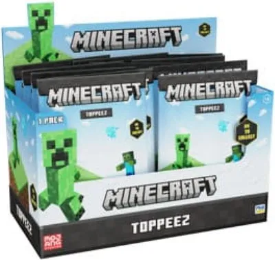 Zdjęcie produktu dla Sortyment Minecraft 3D-Toppeez 6 cm (24 szt.)