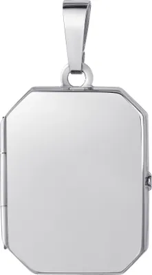 Produktbild von Medaillon Anhänger zum Öffnen 925 Silber 2 Bilder Fotomedaillon