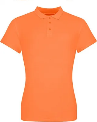 Immagine prodotto di Just Polo JP100F | Polo da donna La Polo 100 da donna, con spacchetti laterali - Colore: Mango Tango - Taglia: XL