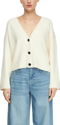 Produktbild von COMMA Damen Strickjacke – Feinstrick, V-Ausschnitt, Weite Ärmel