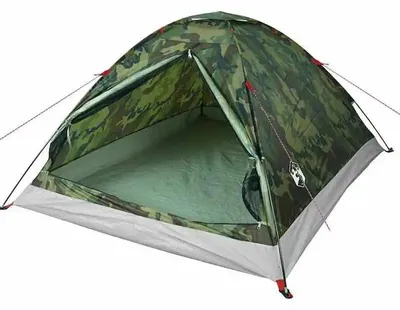 Produktbild von Trekkingzelt, wasserdichtes Material, geeignet für Outdoor-Aktivitäten, Tarnung