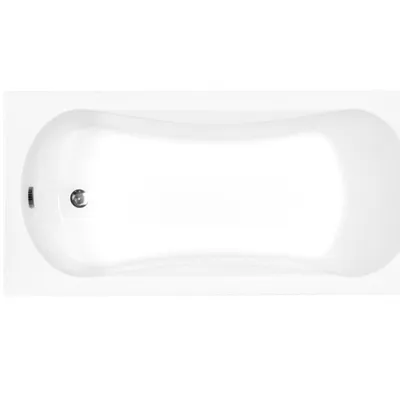 Produktbild von Aqua For You | Badewanne - ARIA Prosafe Wanne - 150x70 cm - Schneeweiß - Antibakteriell Beschichtung- Sicher und Elegant - mit Siphon - Acryl