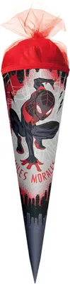 Produktbild von Roth Lizenz-Schultüte, Marvel Spiderman (Miles Morales), 22 cm
